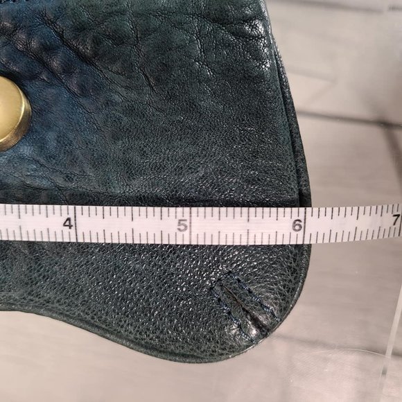 SHIH leather coin purse keychain green - Picture 6 of 7